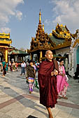 Yangon Myanmar. Shwedagon Pagoda (the Golden Stupa).  